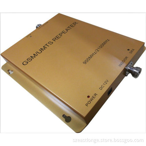 900mhz / 2100mhz Indoor Dual Band Signal Repeater With 2000m² Coverage Area